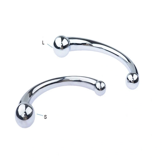 Anal Hooks Double Stainless Hook Ended 5858 Elegant Anal Steel 0806